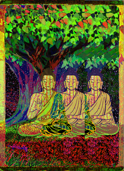 TRIPLEBUDDHA by MightBeMike